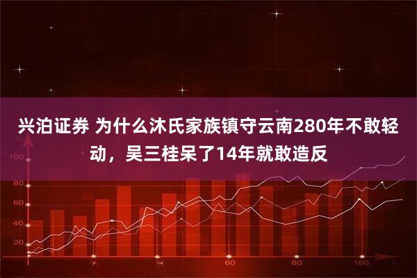 兴泊证券 为什么沐氏家族镇守云南280年不敢轻动,吴三桂呆了14年就敢造反